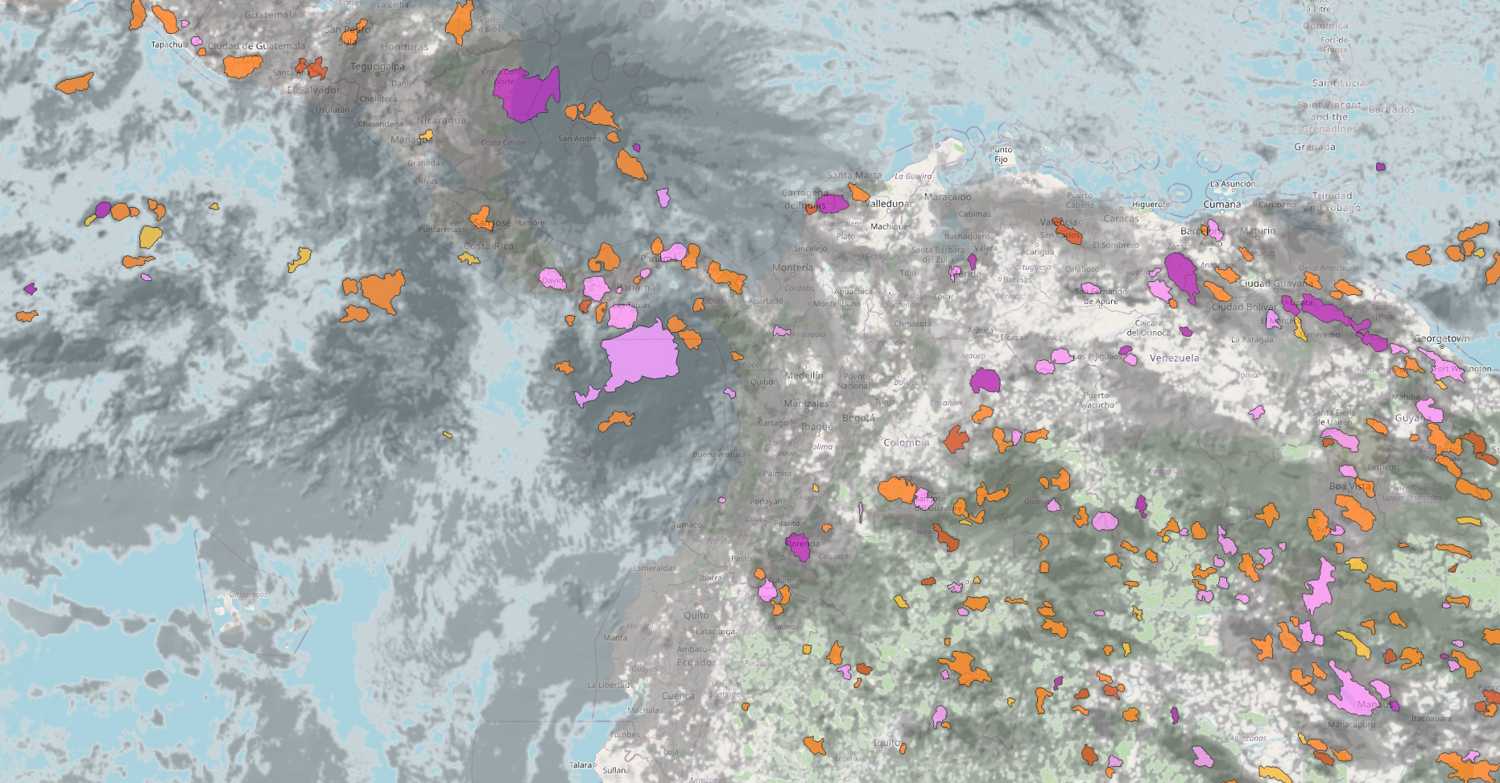 Rapidly Developing Thunderstorms over remote regions, not covered by traditional weather radars.